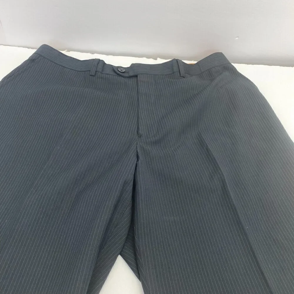 Tzarelli Designed Italy Men’s Wool Dress Pants Size 38R Black